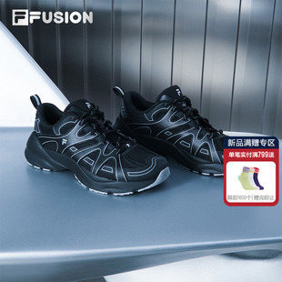 男鞋 FUSION 透气运动鞋 FILA 老爹鞋 黑武士秋季 斐乐潮牌轨迹鞋 新款