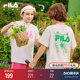 Mardi斐乐童装 T恤夏季 男女童短袖 款 儿童休闲印花上衣 KIDS FILA