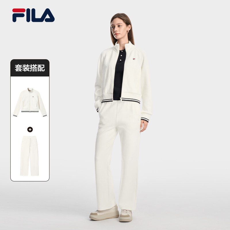 FILA MUSE SET 斐乐官方长袖运动套装女春季新款跑步健身训练服