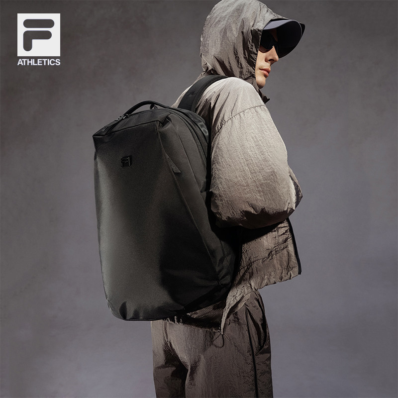 FILA 斐乐官方男士背包新款健身耐磨运动双肩包减负大容量电脑包