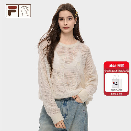 斐乐糯叽叽毛衣丨慵懒氛围感罩衫