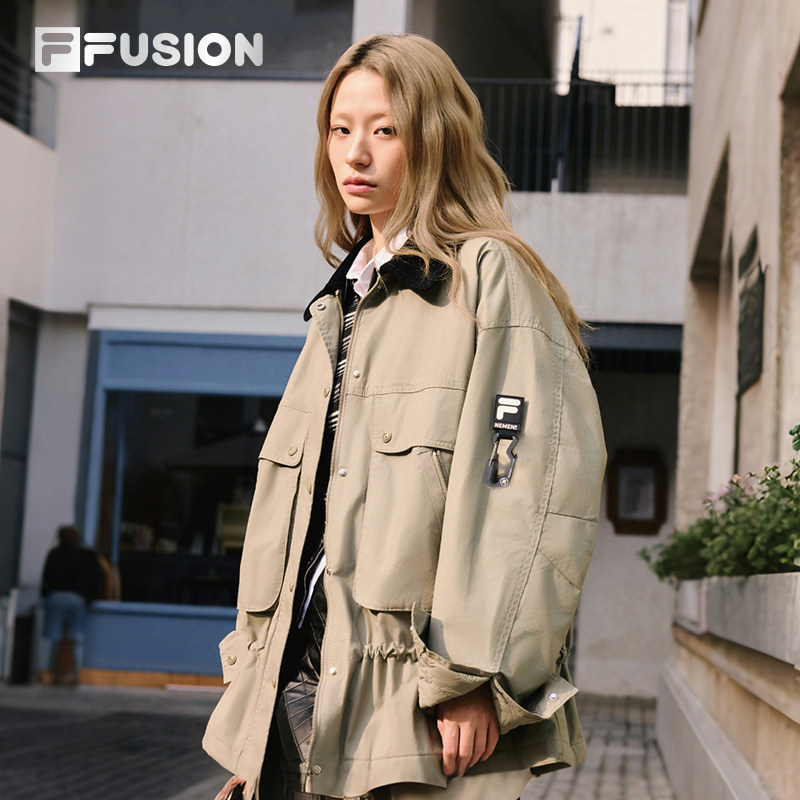 FILA FUSION | NEMEN斐乐潮牌棉服女2025冬新