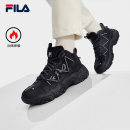 斐乐官方女鞋 猫爪6代中帮厚底休闲鞋 加绒老爹鞋 新款 2025冬季 FILA