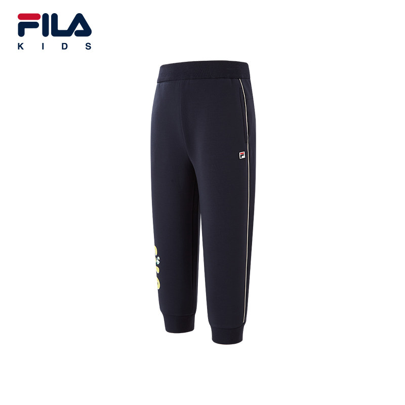 FILA KIDS斐乐童装男小童长裤2026春季新款儿童网球运动针织裤潮,童装/婴儿装/亲子装,裤子,淘宝优惠券,粉丝福利购,淘宝优惠卷