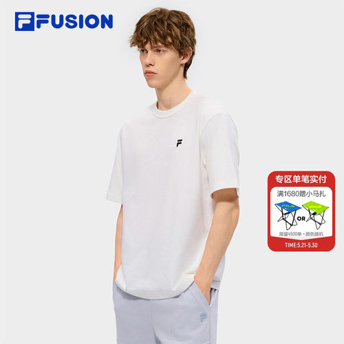 FILAFUSION斐乐潮牌短袖T