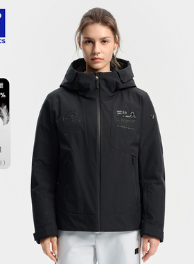 FILA 4810凌峰鹅绒斐乐女士羽绒服2025冬季新款滑雪运动保暖外套