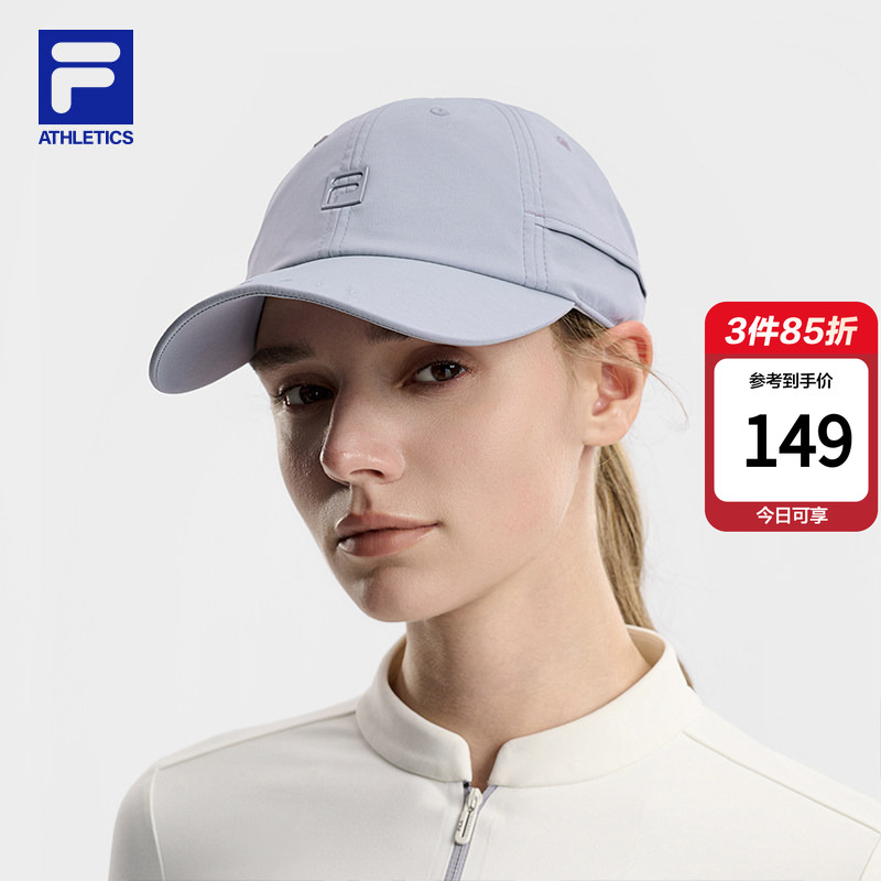 棒球帽|FILA 斐乐官方情侣款新款软顶速干健身运动帽遮阳帽鸭舌