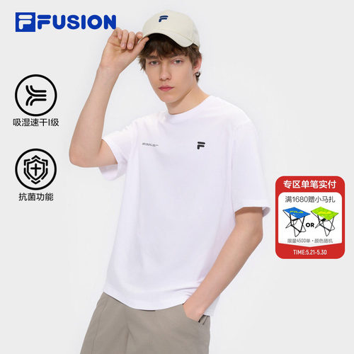 FILAFUSION斐乐男子短袖T
