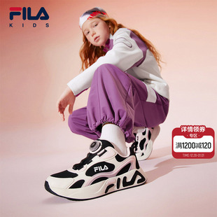 冬季 儿童跑步鞋 款 男女大童旋钮休闲鞋 FILA 流星鞋 KIDS斐乐童鞋