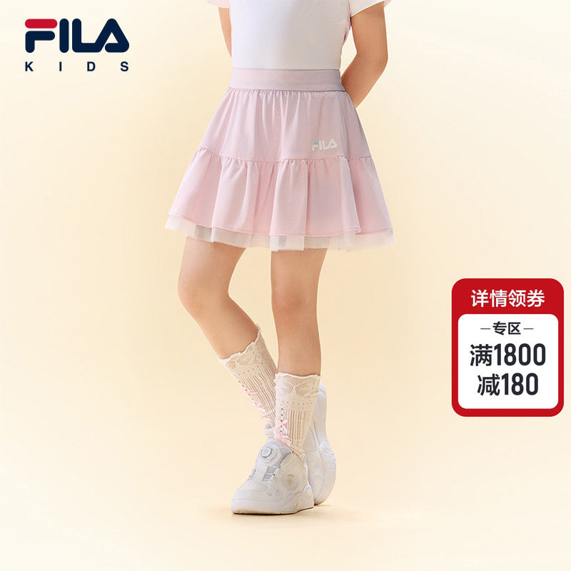 FILA KIDS斐乐童装女小童短裙26秋季新款儿童舒适网球运动短裙图片