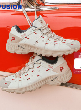 马上起飞 |Como X FILA FUSION斐乐新年红色情侣运动鞋男鞋女鞋子