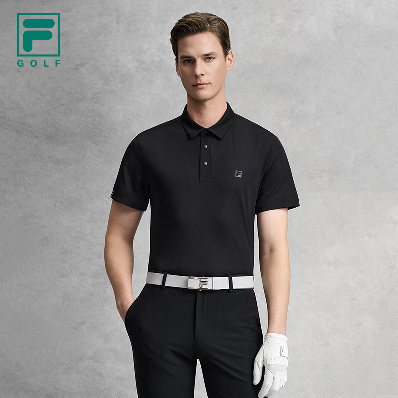 FILA 斐乐官方男子针织短袖POLO衫2026夏新款高尔夫运动