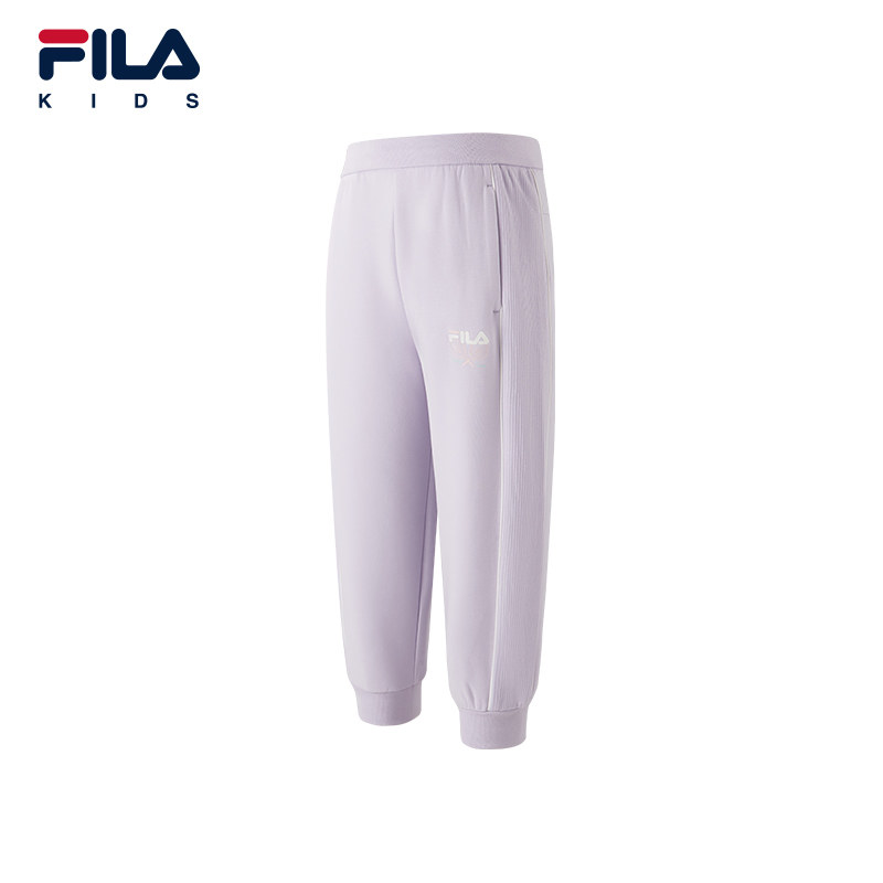 FILA KIDS斐乐童装女小童长裤2026春新款儿童网球运动宽松针织裤,童装/婴儿装/亲子装,裤子,淘宝优惠券,粉丝福利购,淘宝优惠卷
