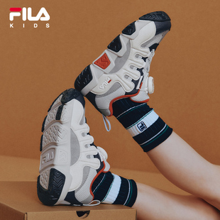 KIDS斐乐童鞋 运动鞋 儿童篮球鞋 男女小童旋钮经典 秋冬款 FILA