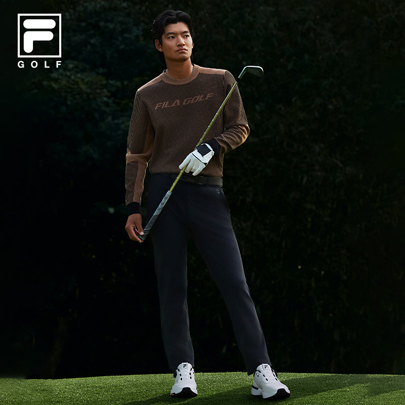 FILA斐乐男运动编织衫许龙一同款