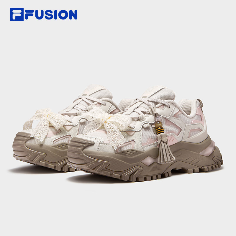 硬糖丨FILA FUSION斐乐潮牌女鞋老爹鞋2026新款厚底休闲鞋运动鞋