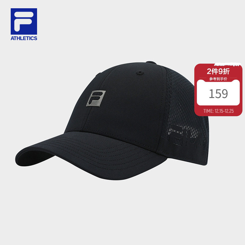 棒球帽|FILA斐乐官方防晒百搭时尚轻量透气运动帽遮阳帽鸭舌帽男