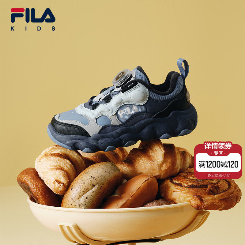FILA KIDS斐乐童鞋儿童加绒保暖运动鞋2025冬新款男女小