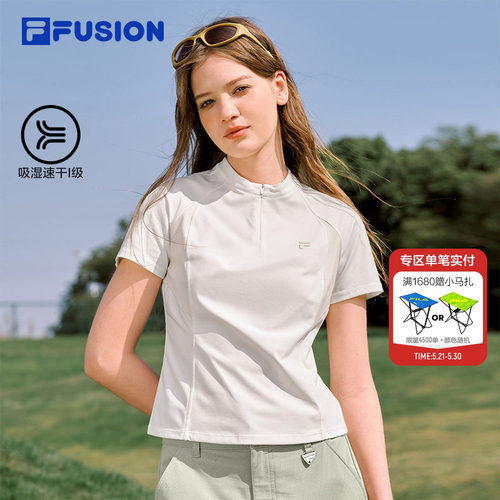 FILAFUSION斐乐女子短袖T