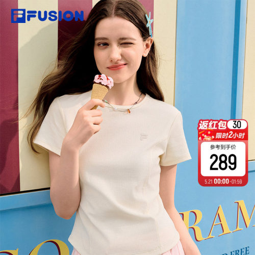 FILAFUSION斐乐潮牌短袖T