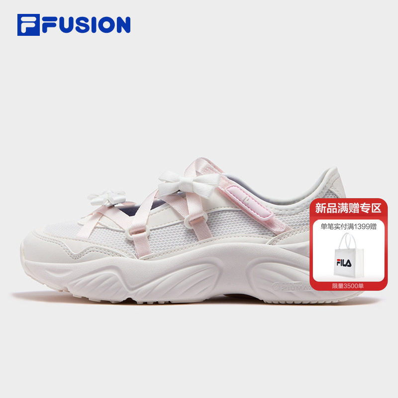 FILA FUSION 斐乐官方玛丽珍芭蕾鞋2026夏季新款凉鞋