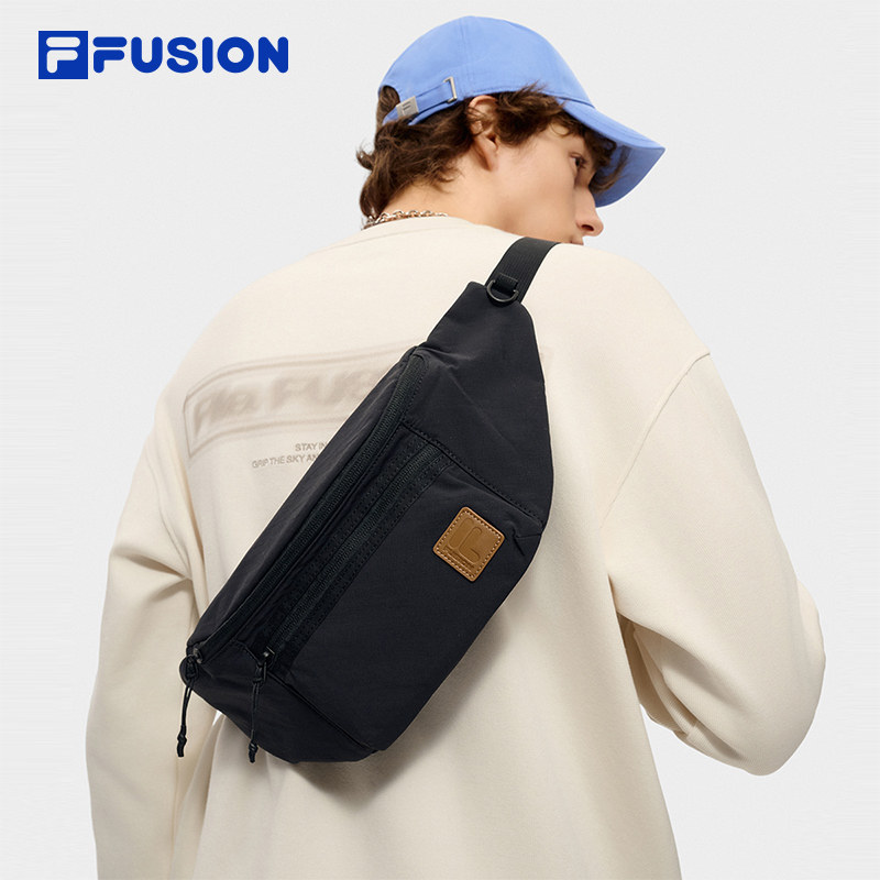 FILA FUSION斐乐官方潮牌男包挎包腰包休闲单肩包随身通勤