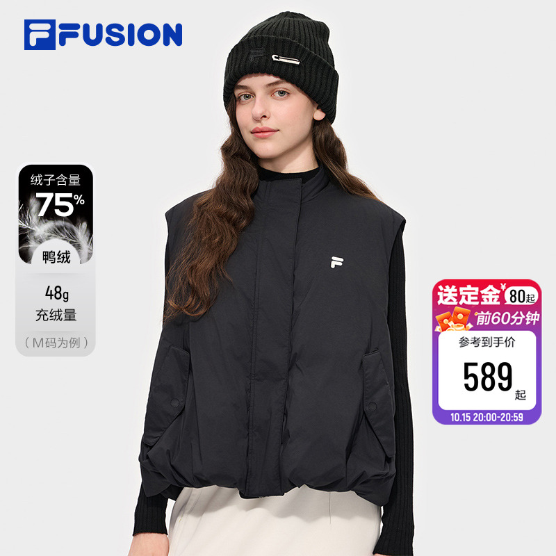 FILAFUSION斐乐女士羽绒马甲