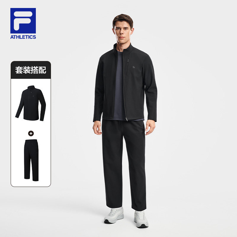 FILA斐乐男子针织长袖外套
