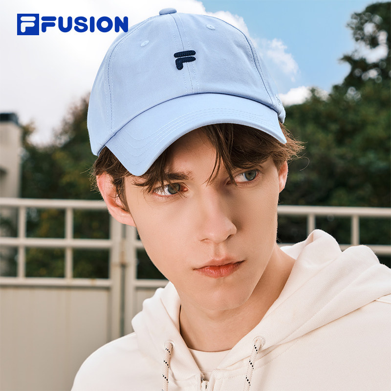 新款白白帽|FILA FUSION斐乐帽子棒球帽2026新款防晒