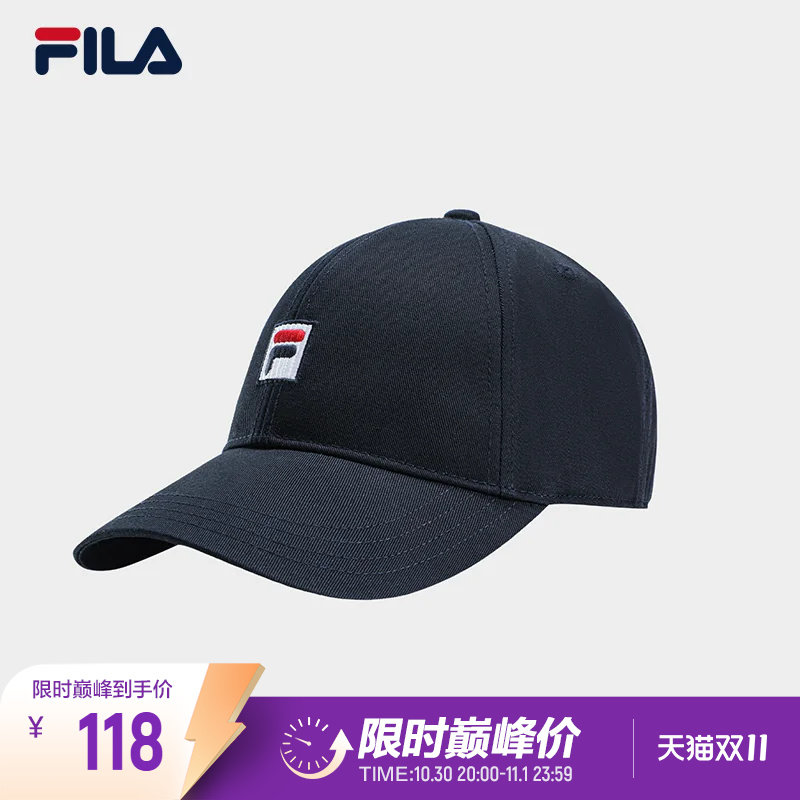 斐乐棒球帽丨FILA休闲帽26秋季新款男女子运动百搭遮阳鸭舌帽子
