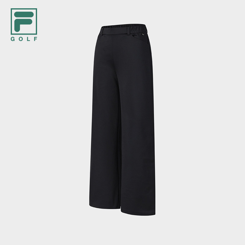 FILA 斐乐官方女士针织长裤2026春新款高尔夫运动简约宽松直