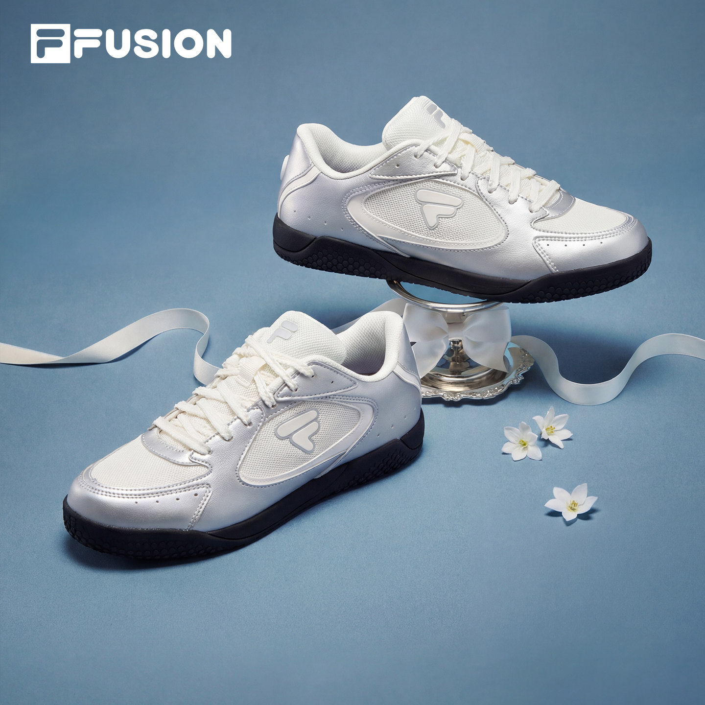 羽翼鞋丨FILA FUSION 斐乐德训鞋芭蕾风网面女鞋薄底板鞋