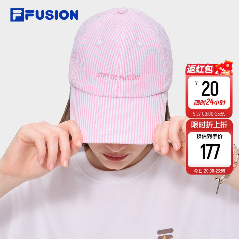 FILA FUSION斐乐帽子情侣款棒球帽2026夏新款运动帽鸭