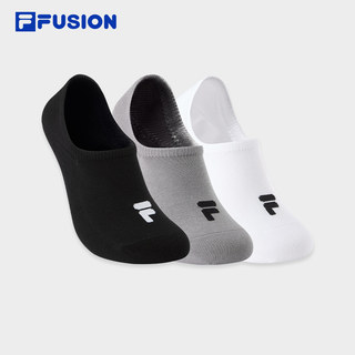 FILA FUSION斐乐潮牌情侣款船袜套装2025夏新款舒适运动袜三双装