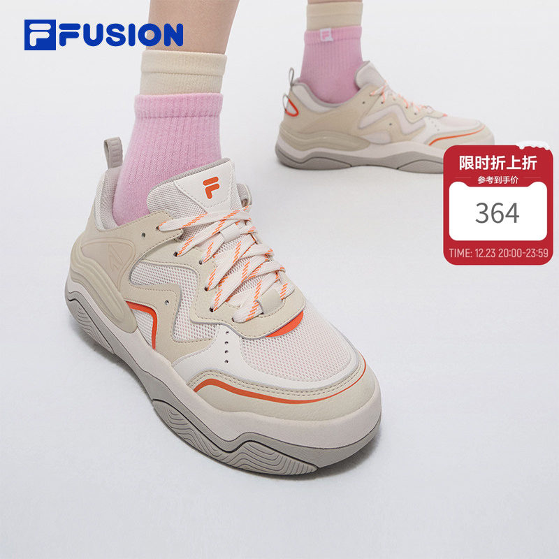 KICK 3丨FILA FUSION 斐乐潮牌女鞋板鞋夏季新款网