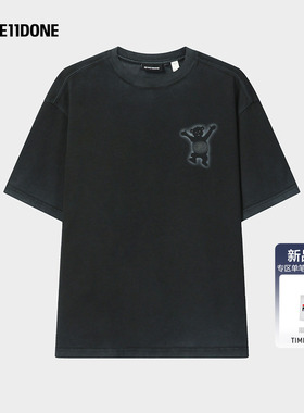 FILA x WE11DONE斐乐针织短袖衫男2026夏新款休闲百搭通勤纯棉T恤