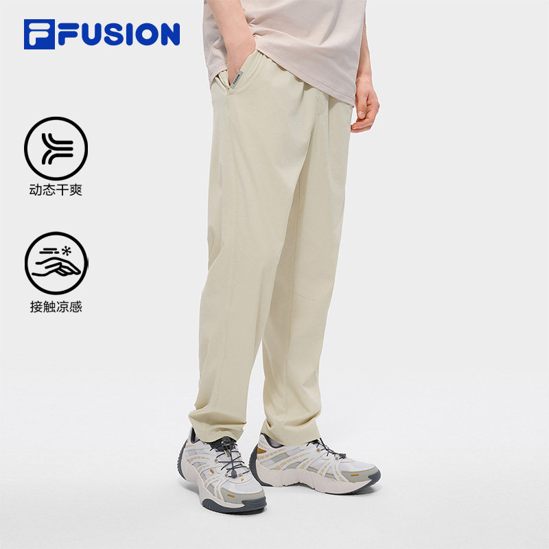 FILA FUSION斐乐潮牌凉感速干长裤男2026夏新款跑步运