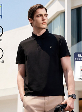 速干 抗菌|FILA斐乐菁英短袖POLO衫男2026夏新款网球运动T恤上衣