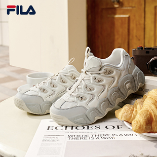 可颂IS|FILA 斐乐官方女鞋老爹鞋2026春季新款厚底增高休闲运动鞋