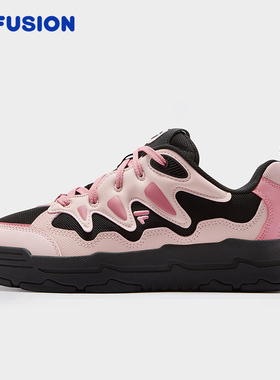 FILA FUSION斐乐潮牌女鞋BURWEED SO滑板生活鞋2025冬新款苍耳鞋