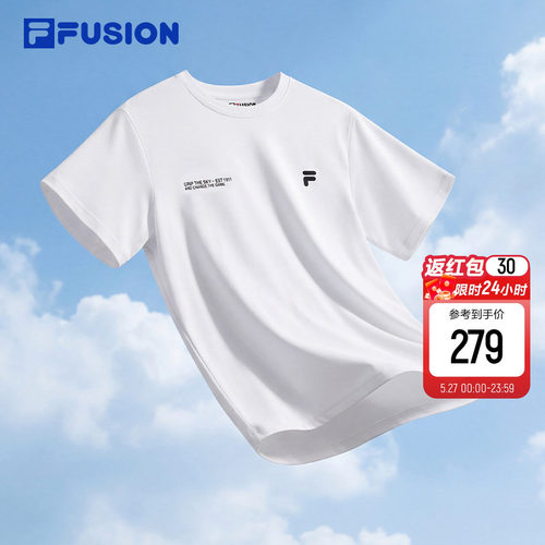 FILAFUSION斐乐潮牌短袖T
