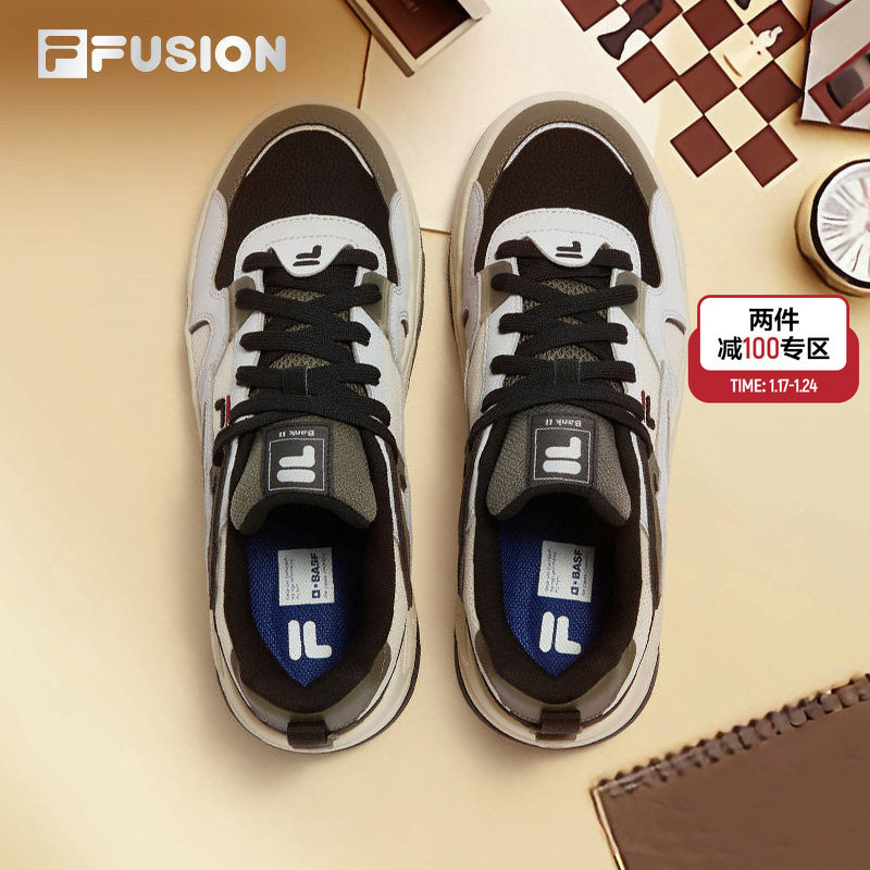 FILA FUSION斐乐潮牌男鞋BANK II情侣板鞋休闲鞋女运动鞋轻便鞋子,运动鞋new,板鞋,淘宝优惠券,粉丝福利购,淘宝优惠卷