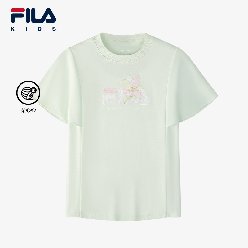 FILAKIDS斐乐针织短袖衫