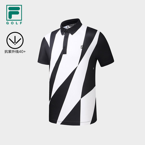 FILA斐乐针织短袖POLO衫