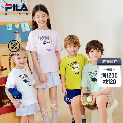 FILAKIDS斐乐儿童短袖T恤
