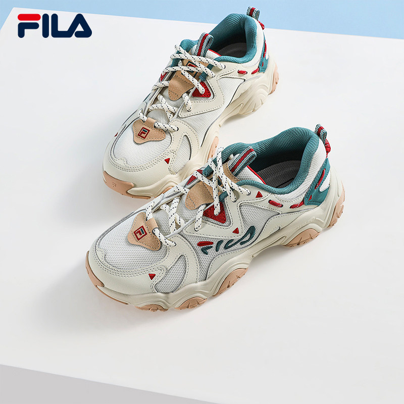 fila 斐乐官方猫爪鞋4代老爹鞋女鞋复古厚底休闲鞋秋季鞋子运动鞋