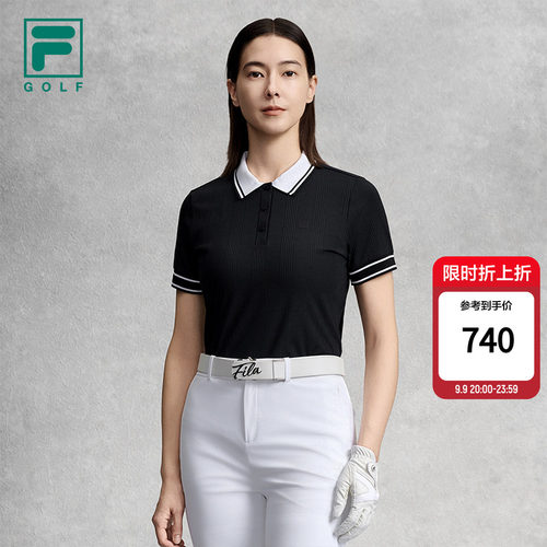 斐乐高尔夫防晒短袖POLO