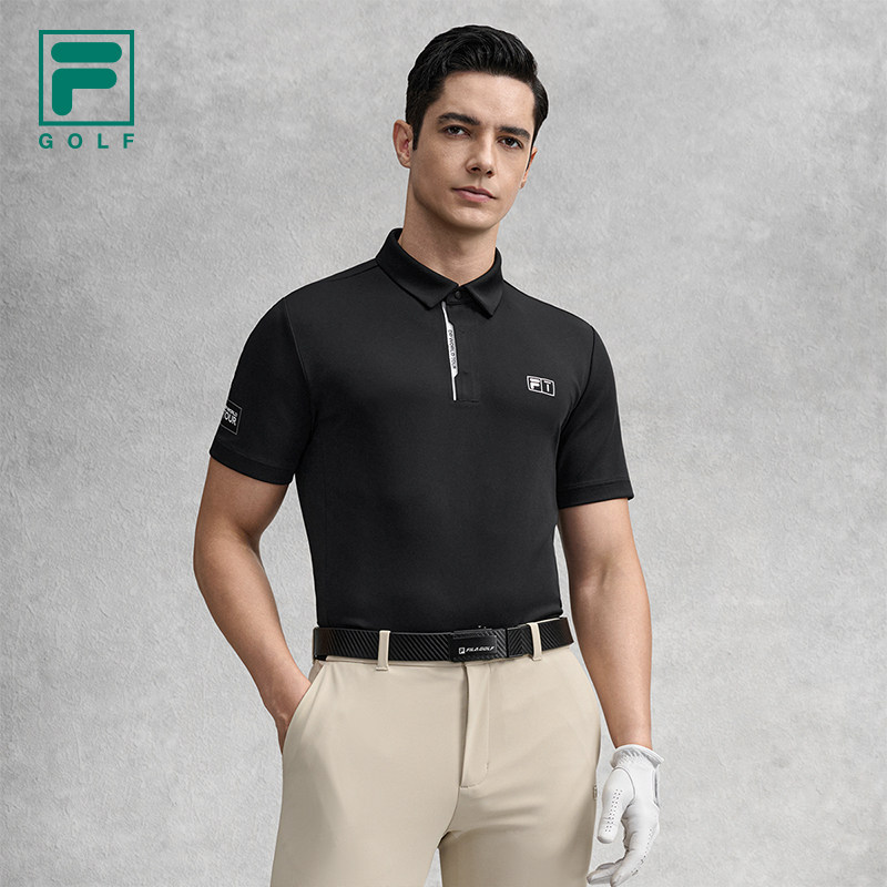 FILA 斐乐官方男子针织短袖POLO衫2026春新款高尔夫运动修身上衣,运动服/休闲服装,运动POLO衫,淘宝优惠券,粉丝福利购,淘宝优惠卷