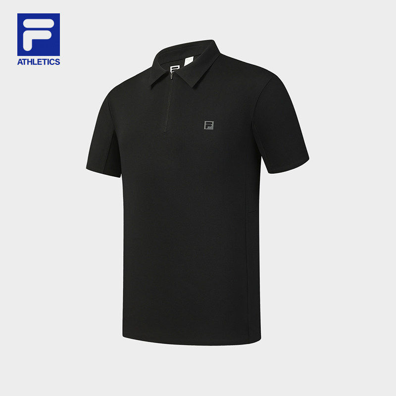 FILA 斐乐官方男子针织短袖POLO衫2026夏季新款健身运动