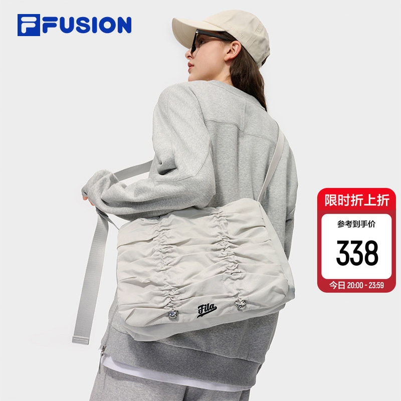 FILA FUSION斐乐官方斜挎包时尚休闲潮流单肩包挎包女大容